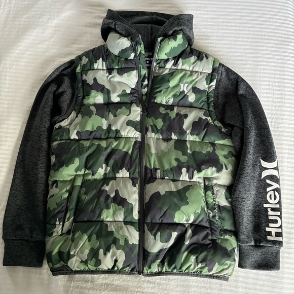 Hurley Other - Hurley Camouflage Jacket, 12-15 years